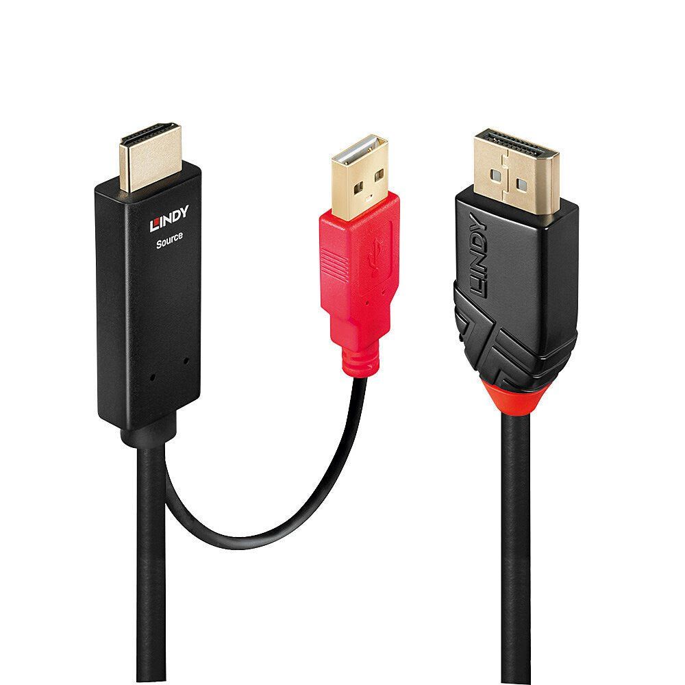 Lindy 1m HDMI to DisplayPort Cable - Image 1