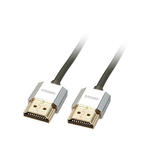 Lindy 0.3m CROMO Slim High Speed HDMI Cable with Ethernet - Image 1