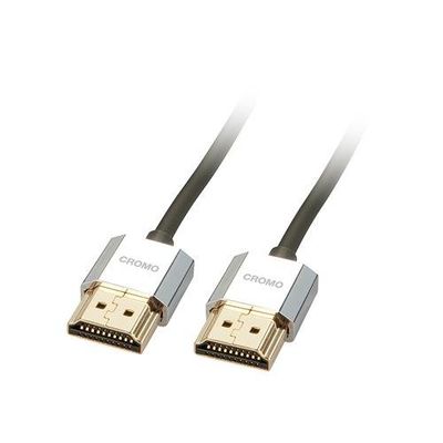 Lindy 0.3m CROMO Slim High Speed HDMI Cable with Ethernet