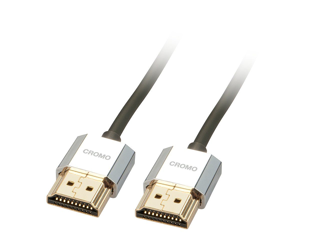 Lindy 0.5m CROMO Slim High Speed HDMI Cable with Ethernet - Image 1