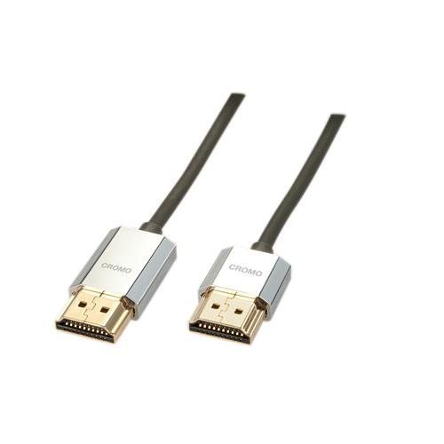Lindy 3m CROMO Slim High Speed HDMI Cable with Ethernet - Image 1