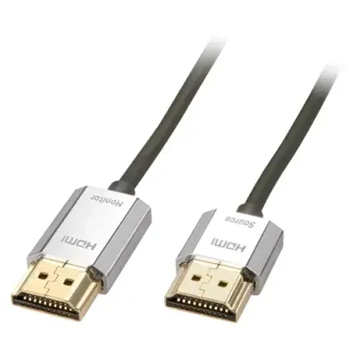 Lindy 4.5m CROMO Slim High Speed HDMI Cable with Ethernet - Thumbnail 2