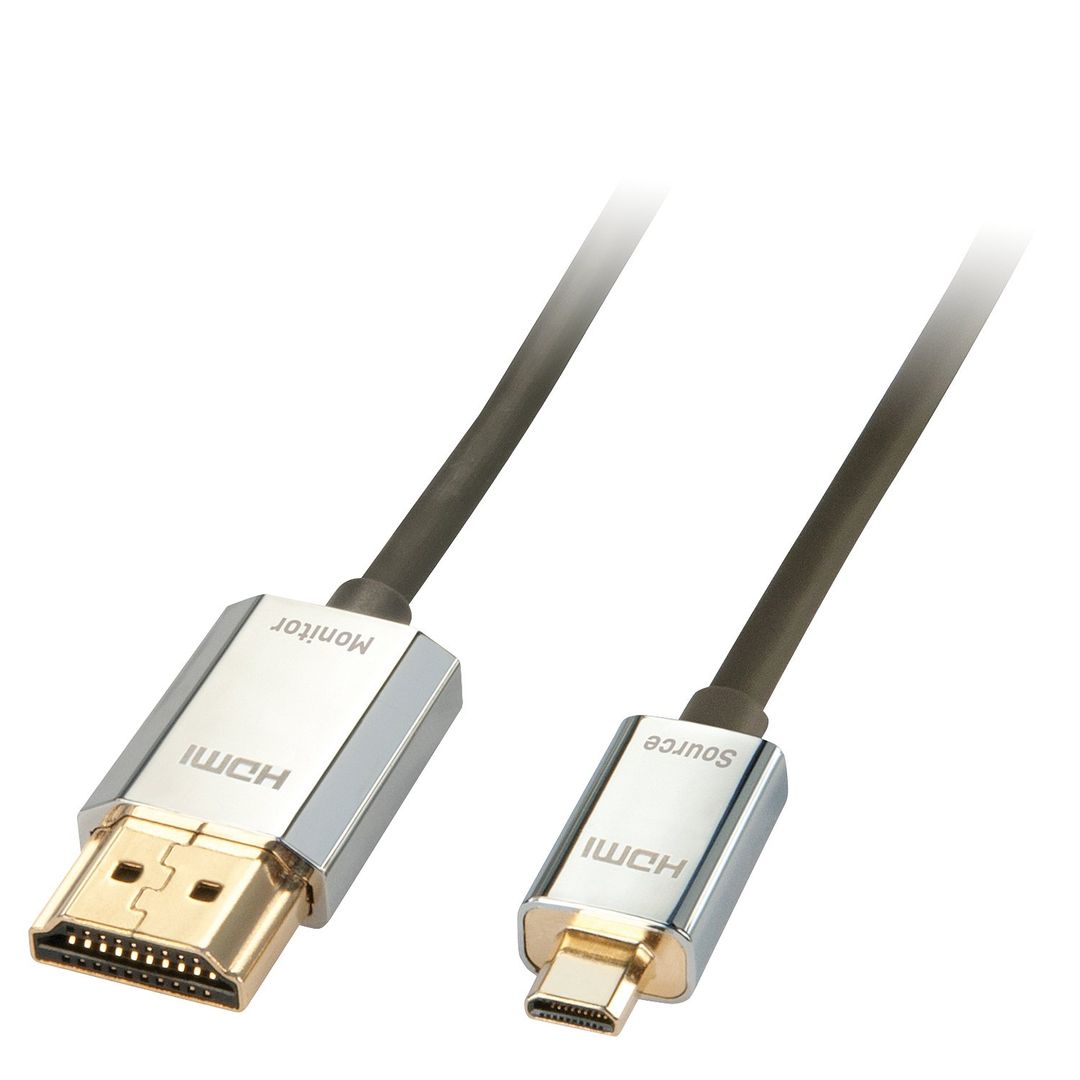 Lindy 3m CROMO Slim Active High Speed HDMI 2.0 A/D Cable with Ethernet and 4K support - Image 1
