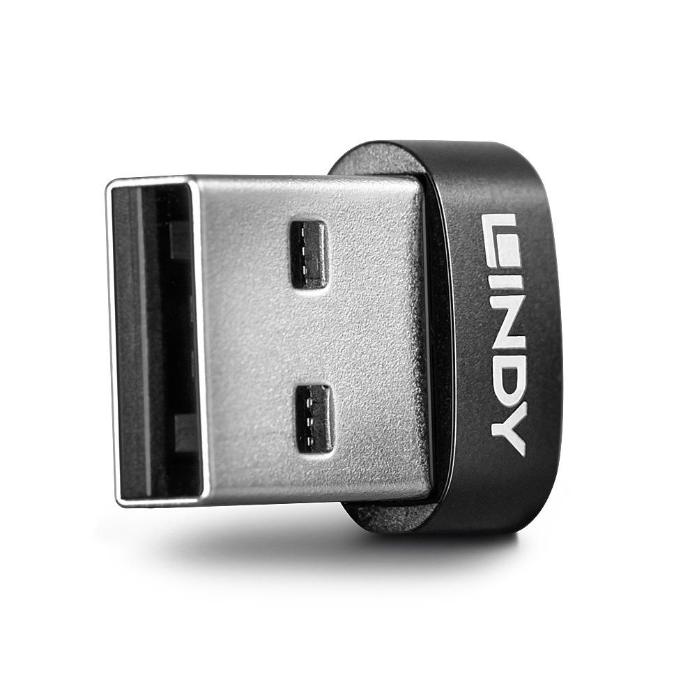 Lindy USB 2.0 Low Profile Type A to C Adapter - Image 1