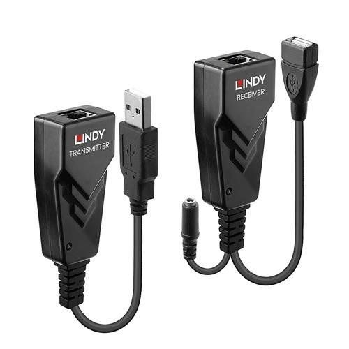 Lindy 100m USB 2.0 Cat.6 Extender - Image 1