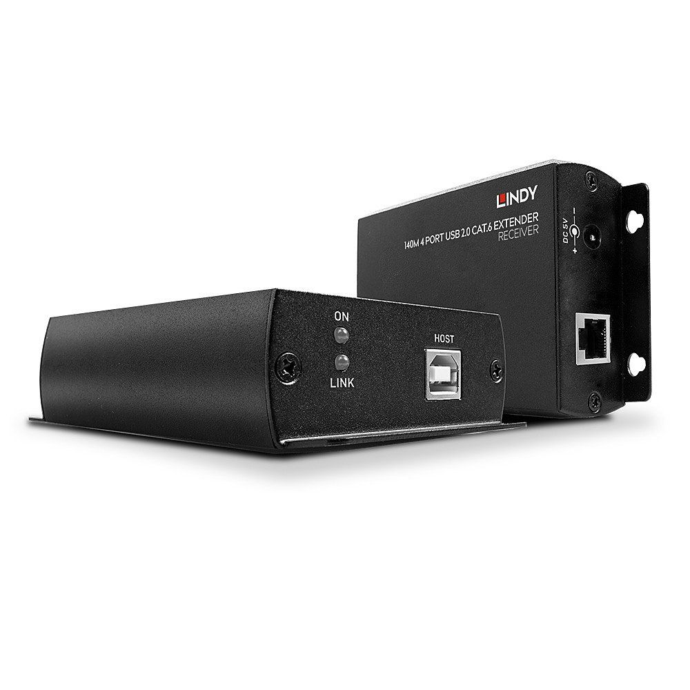 Lindy 140m 4 Port USB 2.0 Cat.6 Extender - Image 1