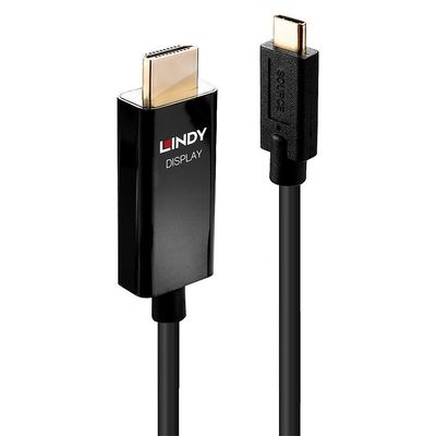 Lindy 1m USB Type C to HDMI 4K60 Adapter Cable with HDR - Thumbnail 2