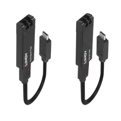 Lindy 100m Fibre Optic USB 3.2 Type C Extender - Thumbnail 2