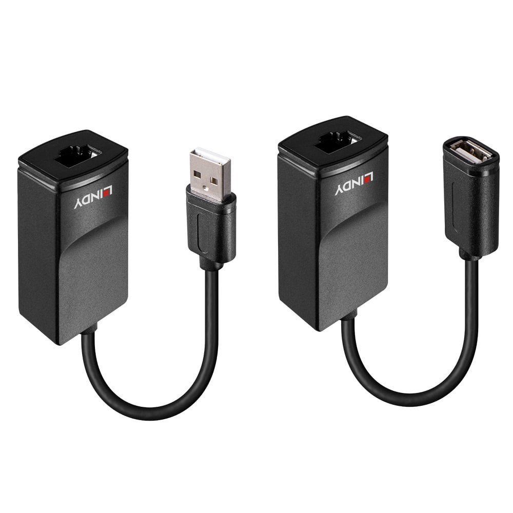 Lindy 60m USB 1.1 Cat.6 Extender Basic - Image 1
