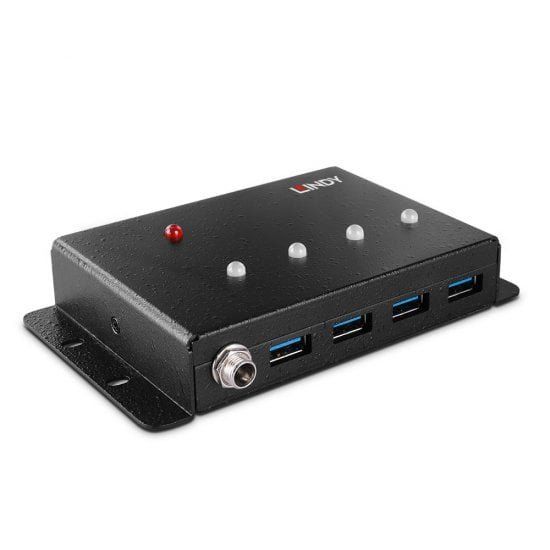 Lindy 4 Port USB 3.0 Metal Hub - Image 1