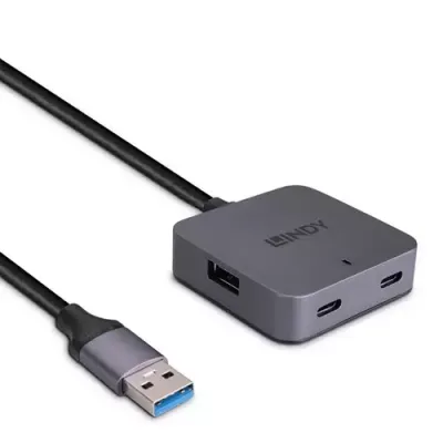 Lindy 5m USB 3.0 Hub 4 Ports - Thumbnail 2