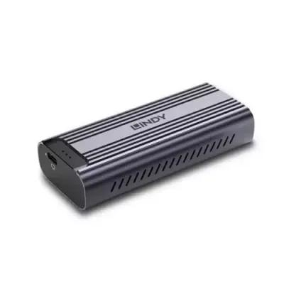 Lindy 43394 storage drive enclosure SSD enclosure Grey M.2 - Thumbnail 2