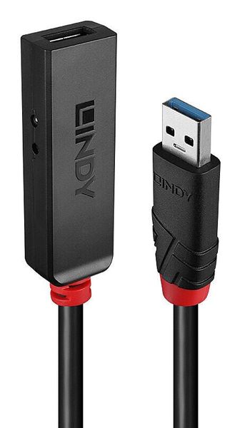 Lindy 5m USB 3.0 Active Extension Slim - Thumbnail 2