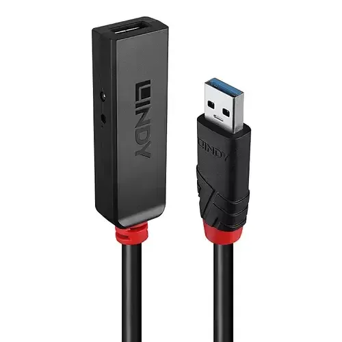 Lindy 10m USB 3.0 Active Extension Slim - Image 1