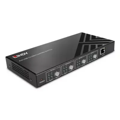 Lindy 4x4 USB 3.2 Gen 1 Matrix Switch - Thumbnail 3