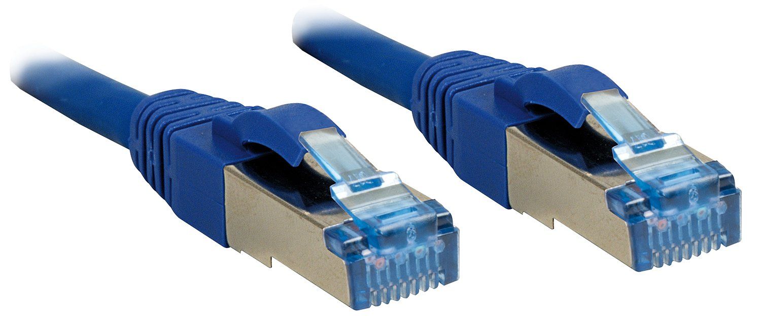 Lindy 2m Cat.6A S/FTP networking cable Blue Cat6a S/FTP (S-STP) - Image 1