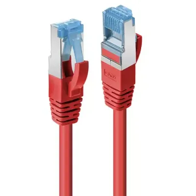 Lindy 47164 networking cable Red 2 m Cat6a S/FTP (S-STP) - Thumbnail 2