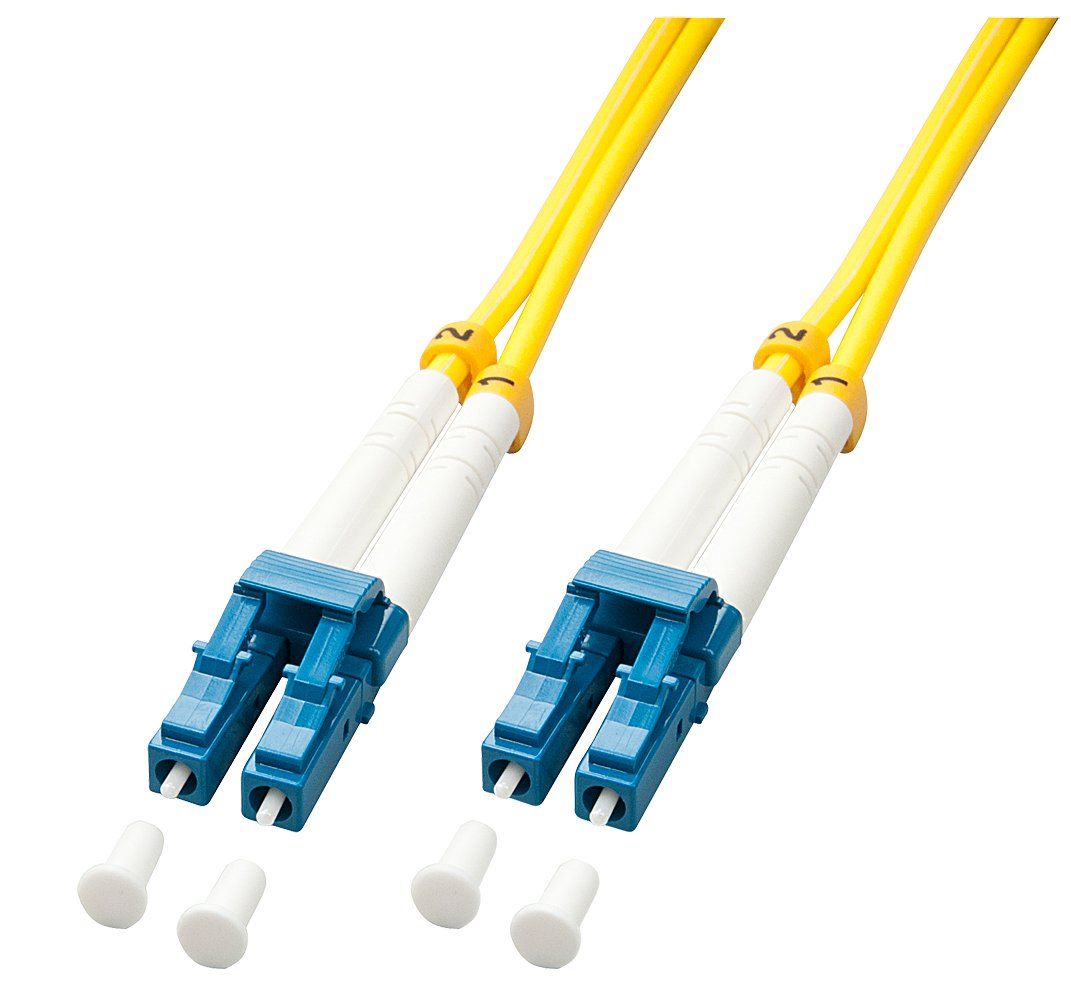 Lindy 15m LC-LC OS2 9/125 Fibre Optic Patch Cable - Image 1