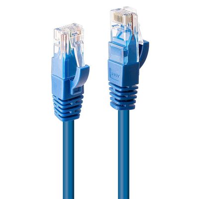 Lindy 10m Cat.6 U/UTP Network Cable. Blue