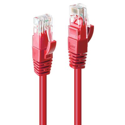 Lindy 5m Cat.6 U/UTP Network Cable. Red