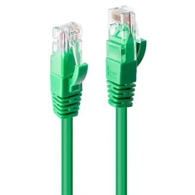 Lindy 15m Cat.6 U/UTP Network Cable. Green - Thumbnail 2