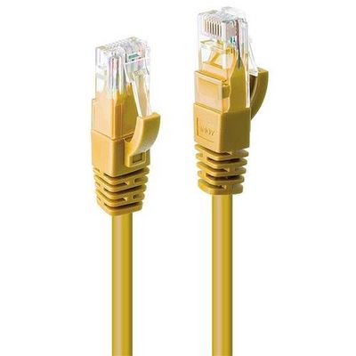 Lindy 3m Cat.6 U/UTP Network Cable. Yellow