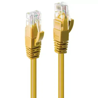 Lindy 15m Cat.6 U/UTP Network Cable. Yellow - Thumbnail 2