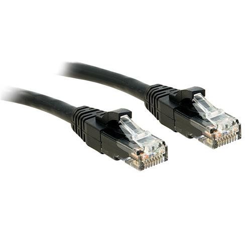 Lindy 5m Cat.6 U/UTP Network Cable. Black - Image 1