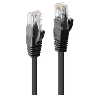 Lindy 7.5m CAT6 U/UTP Network Cable. Black - Thumbnail 2