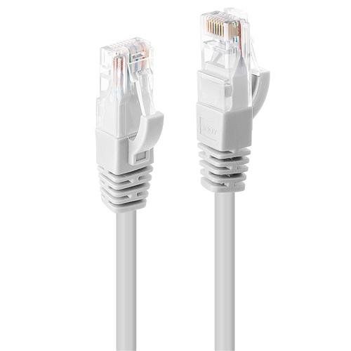 Lindy 5m Cat.6 U/UTP Network Cable. White - Image 1