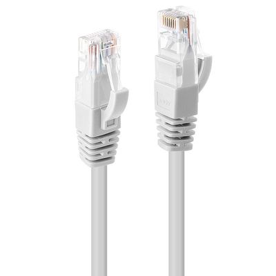 Lindy 7.5m Cat.6 U/UTP Network Cable. White