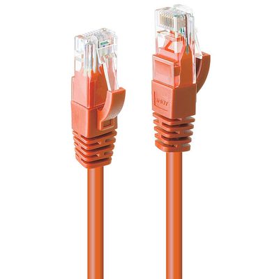 Lindy 20m Cat.6 U/UTP Network Cable. Orange