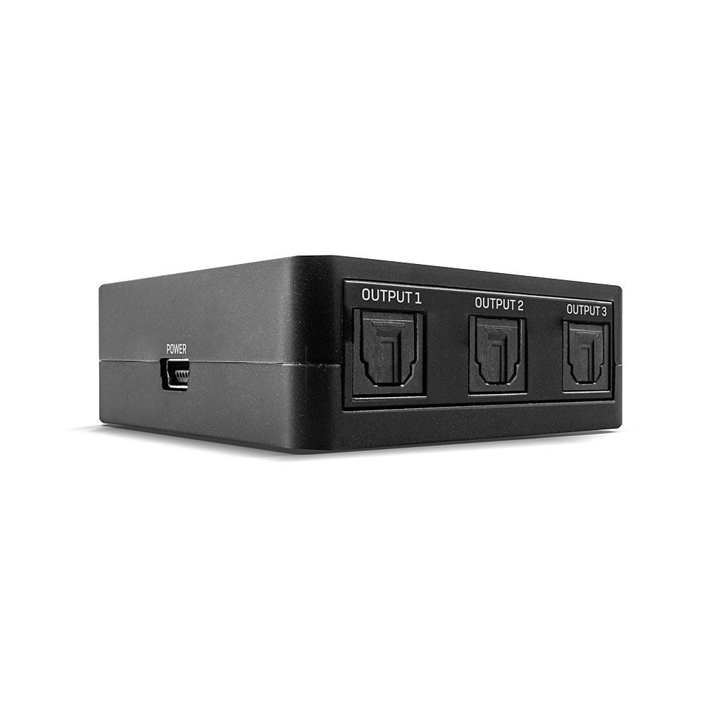 Lindy 3 Port Optical (TosLink) Audio Splitter - Image 1