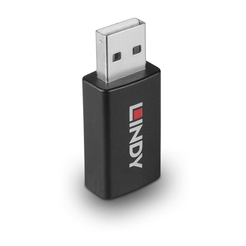 Lindy 71263 cable gender changer USB Type A Black - Image 1
