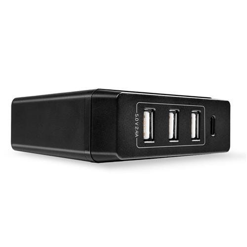 Lindy 4 Port USB Type C and A Smart Charger with Power Delivery. 72W - Image 1