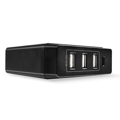 Lindy 4 Port USB Type C and A Smart Charger with Power Delivery. 72W