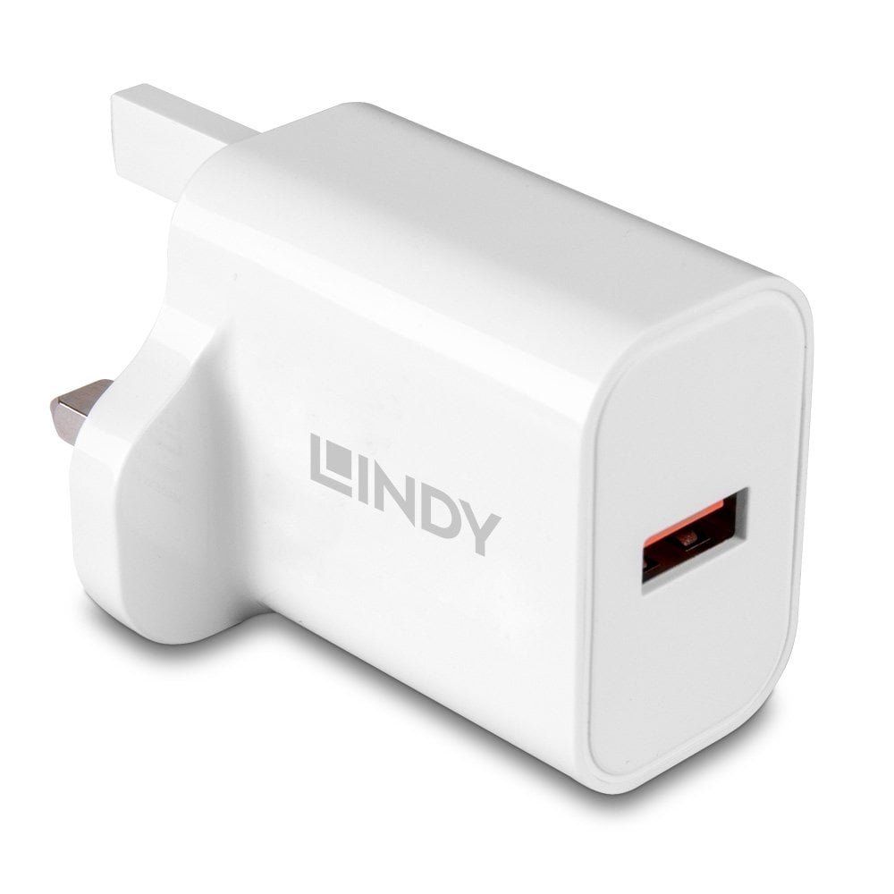 Lindy 18W USB Type A Charger - Image 1
