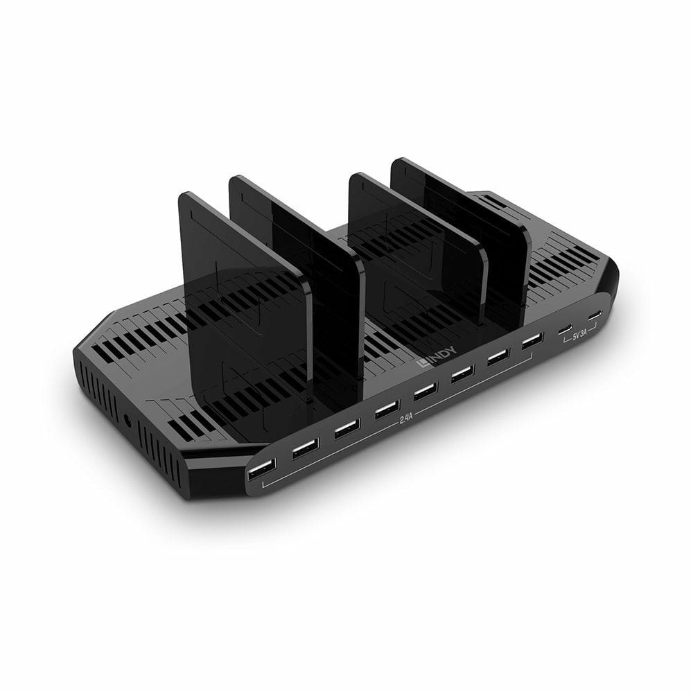 Lindy 120W 10 Port USB Charging Station - Image 1