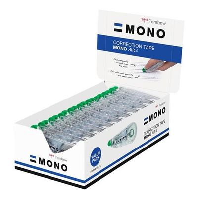 Tombow CT-CA4-20 correction tape 10 m Green, Transparent, White 20 pc(s)