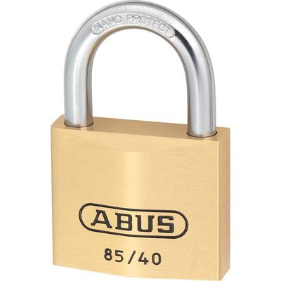 Abus 85 Series Classic Brass Padlock Keyed Alike 40mm Standard 723