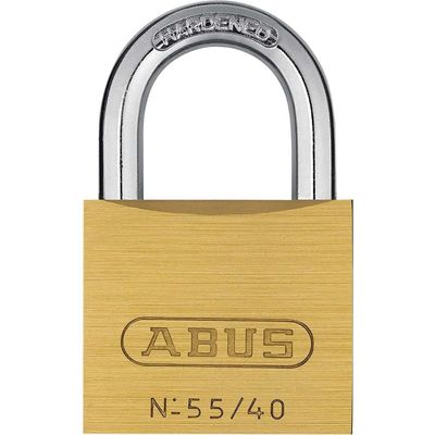 Abus 55 Series Basic Brass Padlock Keyed Alike 40mm Standard 5401