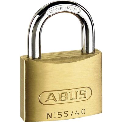 Abus 55 Series Basic Brass Padlock Keyed Alike 40mm Standard 5402