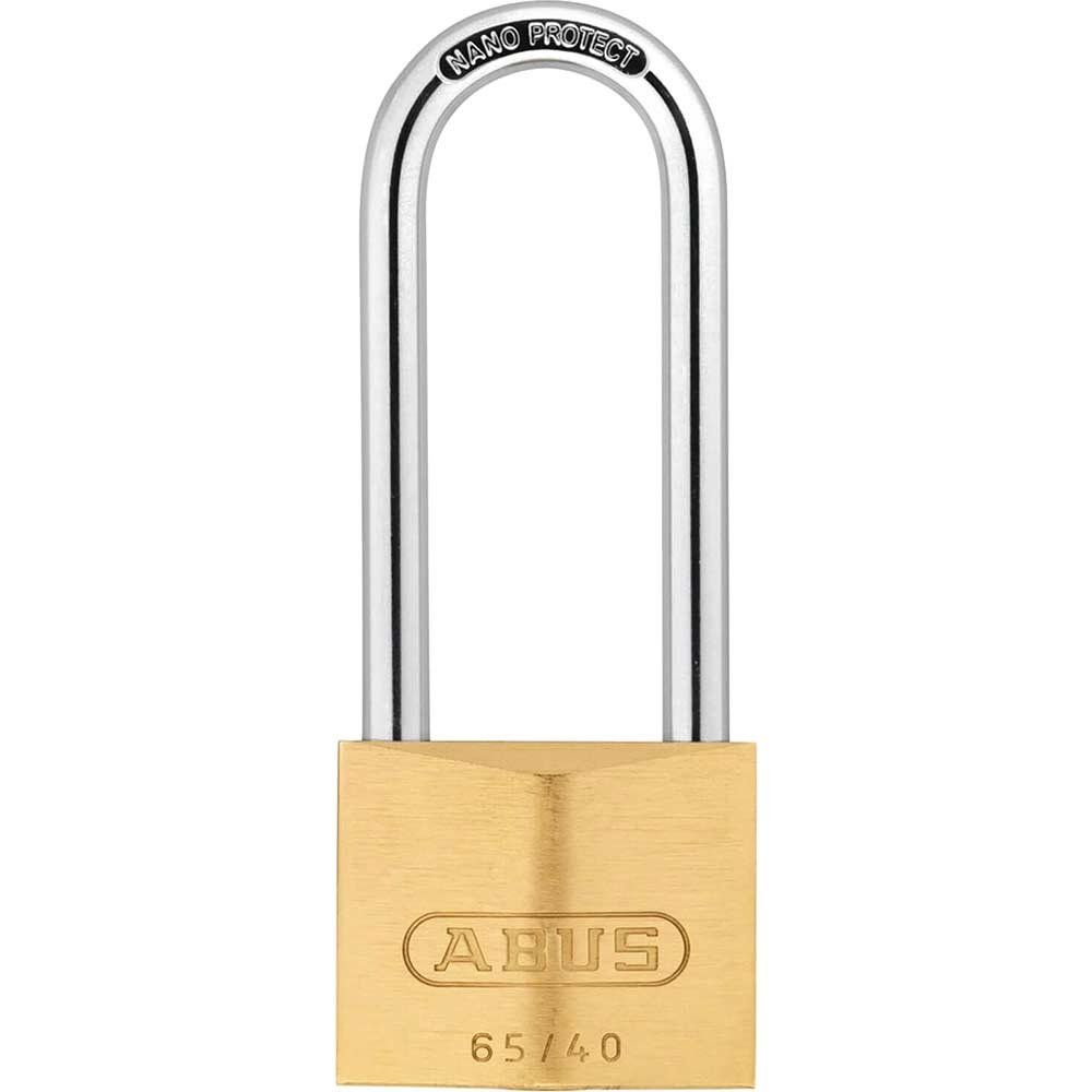 Abus 65 Series Compact Brass Padlock Keyed Alike - Image 1