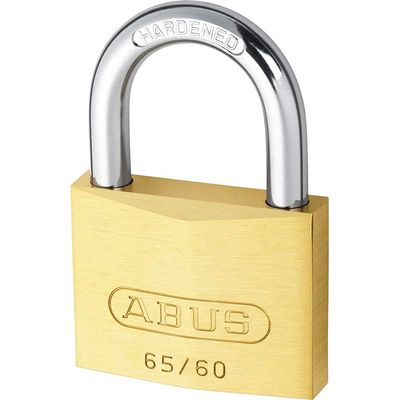 Abus 65 Series Compact Brass Padlock Keyed Alike 60mm Standard 6606