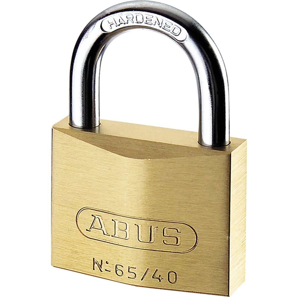 Abus 65 Series Compact Brass Padlock Master Keyed 50mm Standard MK65501 - Image 1