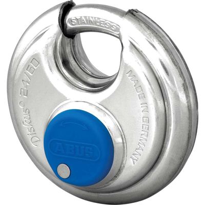 Abus 24 Series Diskus All Stainless Steel Padlock 60mm Standard