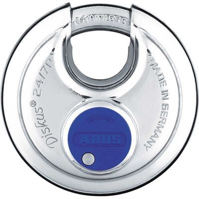 Abus 24 Series Diskus All Stainless Steel Padlock 70mm Standard