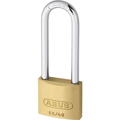 Abus 55 Series Basic Brass Padlock 40mm Extra Long