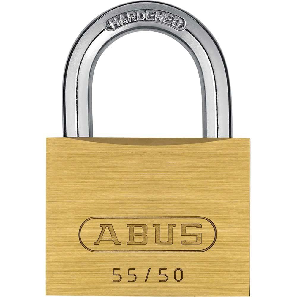 Abus 55 Series Basic Brass Padlock 50mm Standard - Image 1