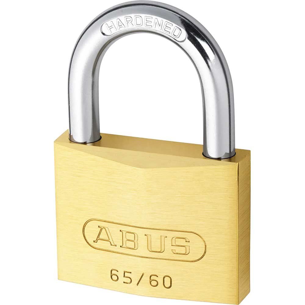 Abus 65 Series Compact Brass Padlock 60mm Standard - Image 1